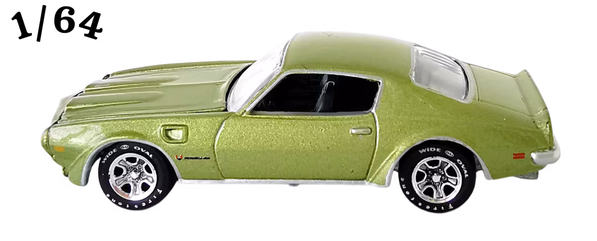 1972 Pontiac Firebird Formula Pistagegrön Johnny Lightning
