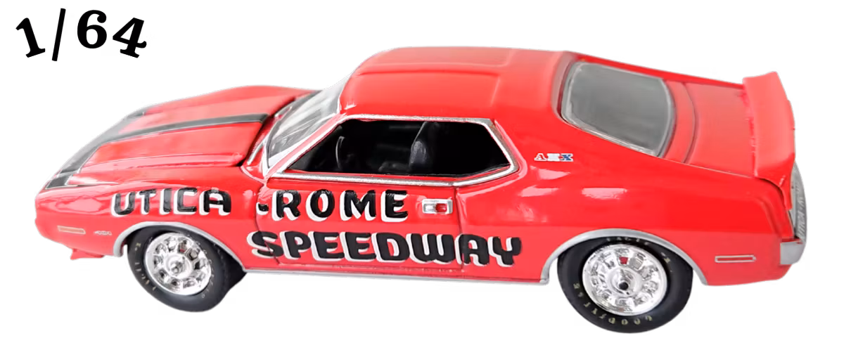 1972 AMC Javelin Amx Pace Car Cinnoberröd Greenlight