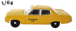 1972 AMC Matador Höstlövsgul Taxi Greenlight