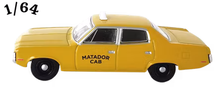 1972 AMC Matador Höstlövsgul Taxi Greenlight