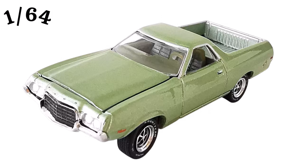 1972 Ford Ranchero Ljusgrön Poly Greenlight