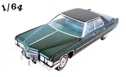 1972 Cadillac Sedan Deville Metflake Mörkgrön Greenlight