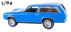 1972 Chevrolet Vega Wagon Blå Johnny Lightning