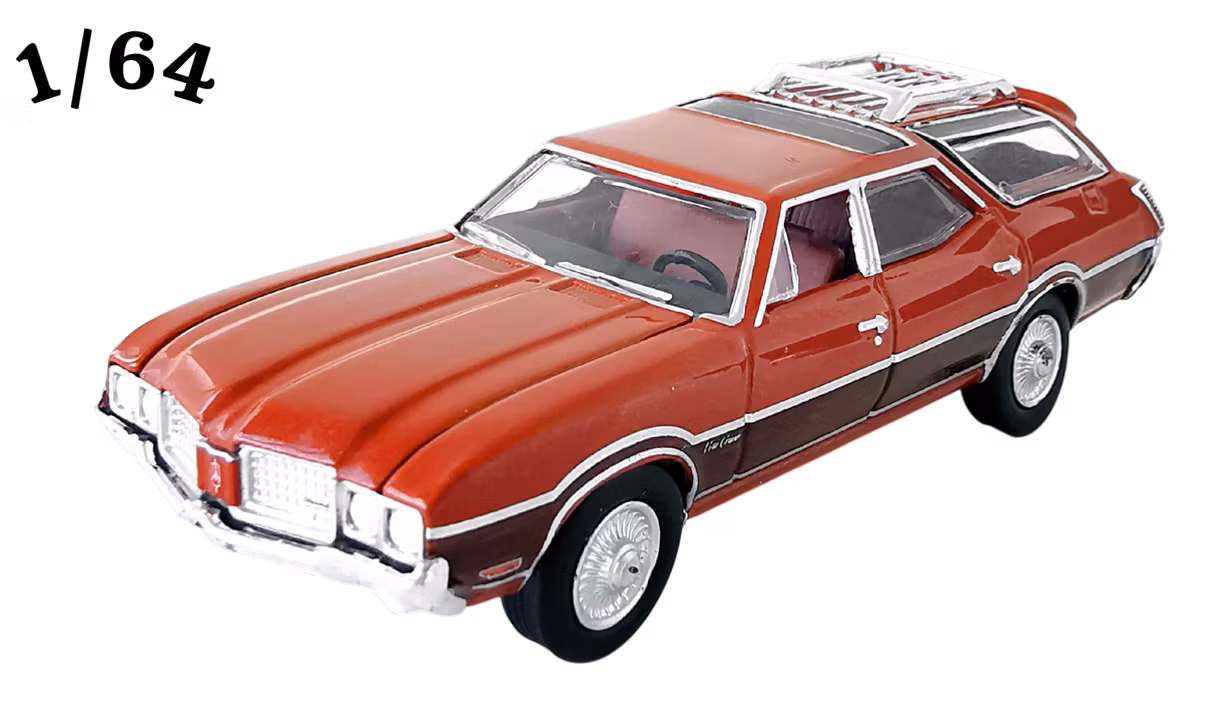 1972 Oldsmobile Vista Cruiser Cinnamonbrun Greenlight
