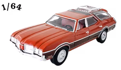 1972 Oldsmobile Vista Cruiser Cinnamonbrun Greenlight