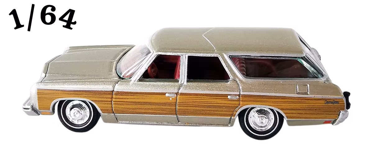 1973 Chevrolet Caprice Estate Champagne Poly Johnny Lightning