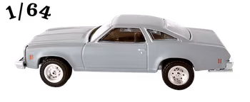 1973 Chevrolet Chevelle Malibu 454 Matt Ljusgrå ''Drive'' Greenlight