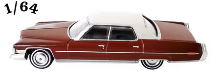 1973 Cadillac Sedan Deville Vinröd ''Rocky'' Greenlight