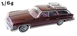 1974 Buick Estate Wagon Metflake Vinröd Auto World