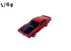 1974 Dodge Charger Röd C2  Hot Wheels