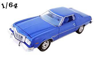 1974 Ford Gran Torino Sport Cornflower Blue Greenlight