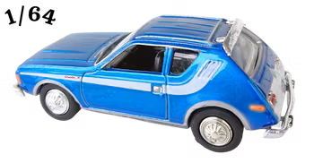 1974 AMC Gremlin Azurblå Poly Motormax