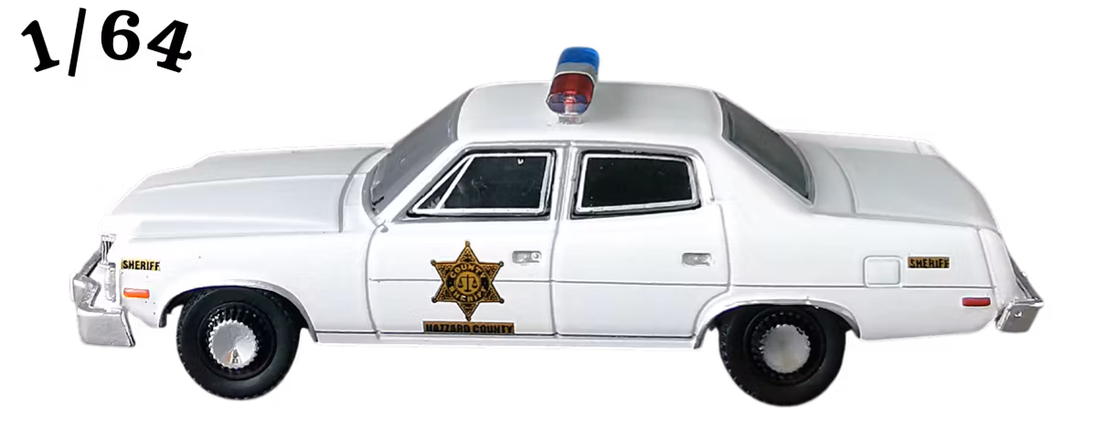 1974 AMC Matador Vit ''Hazzard County'' Greenlight