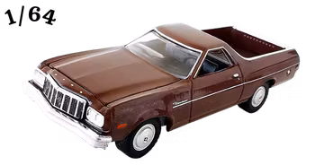 1974 Ford Ranchero Metflake Mörkbrun ''Starsky & Hutch'' Greenlight