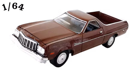 1974 Ford Ranchero Metflake Mörkbrun ''Starsky & Hutch'' Greenlight