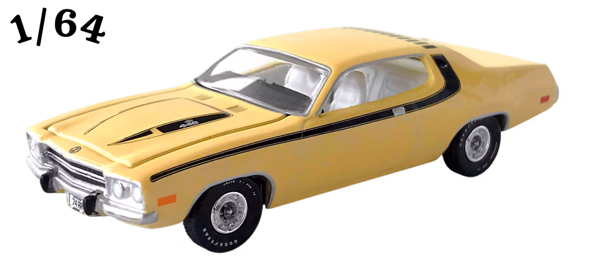 1974 Plymouth Road Runner Ljusgul Auto World