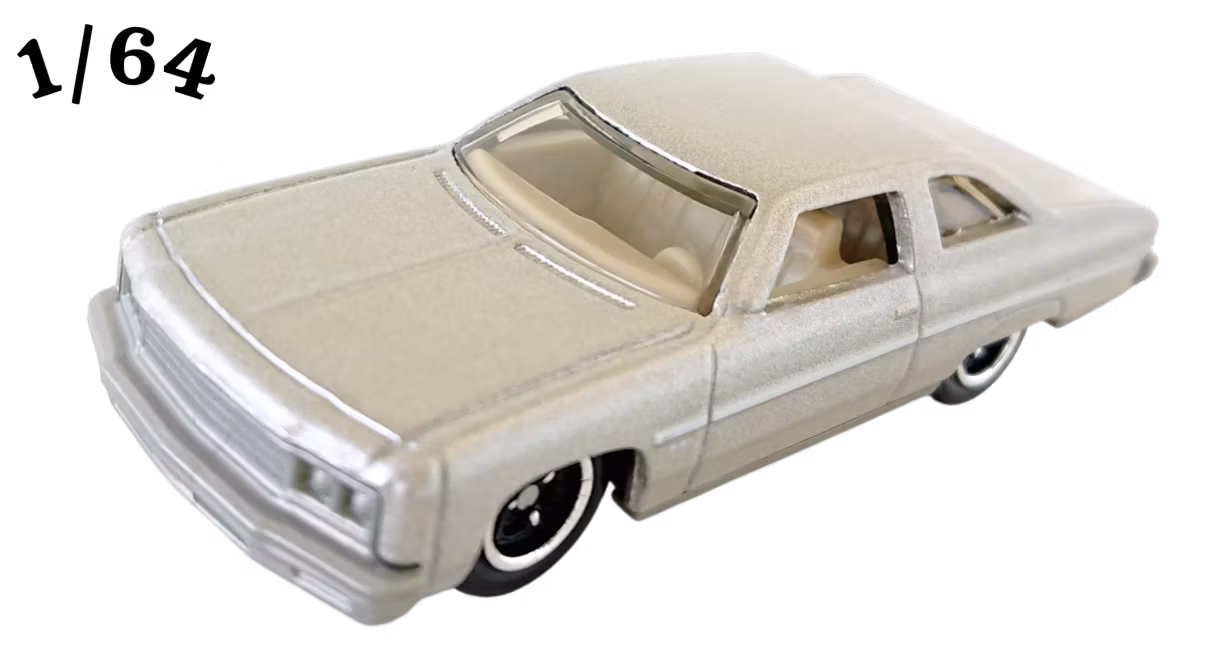1975 Chevrolet Caprice Vitguld Poly Matchbox