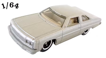 1975 Chevrolet Caprice Vitguld Poly Matchbox