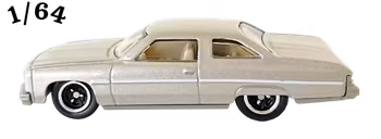 1975 Chevrolet Caprice Vitguld Poly Matchbox