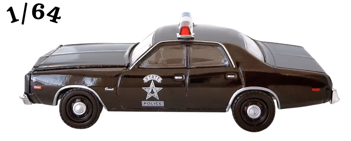 1975 Dodge Coronet Svart Greenlight