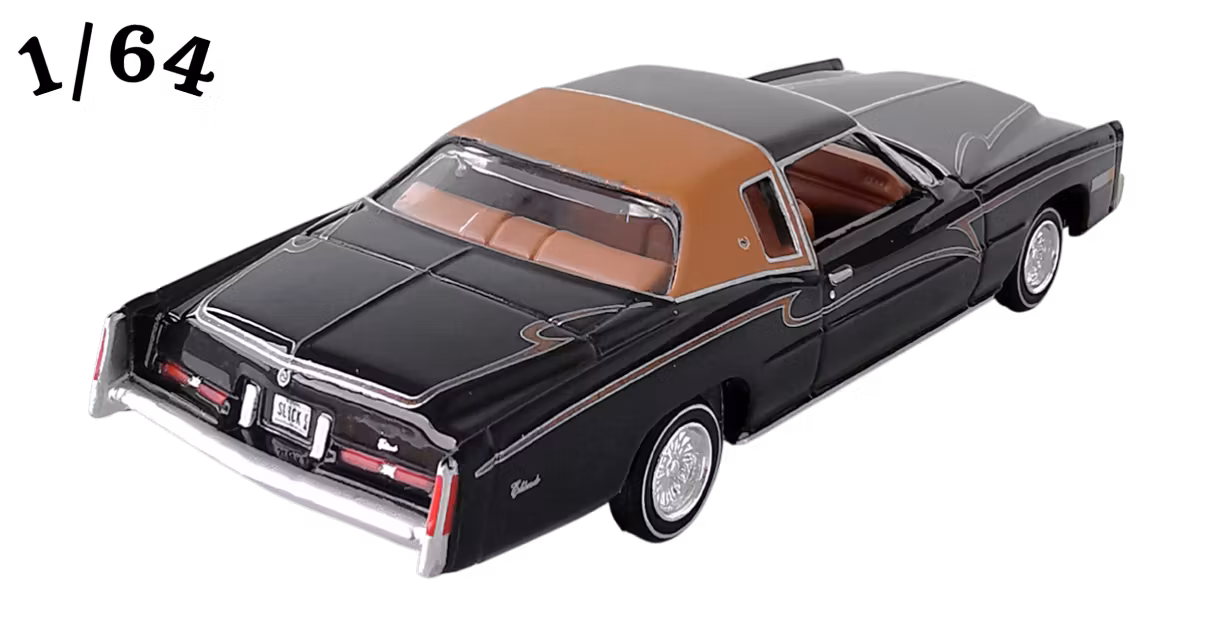 1975 Cadillac Eldorado Svart Custom Lowriders Auto World