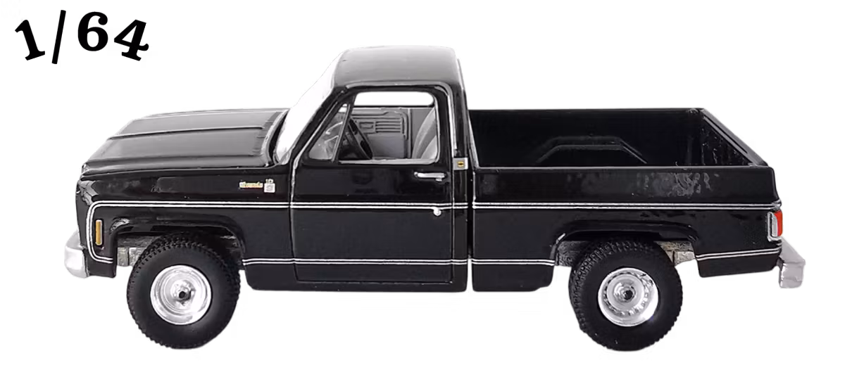 1975 Chevrolet Silverado C10 Fleetside Svart Auto World