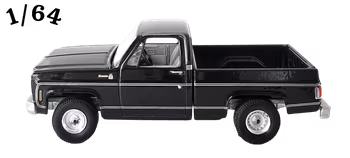 1975 Chevrolet Silverado C10 Fleetside Svart Auto World