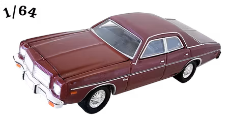 1976 Dodge Coronet Firebrick Red Greenlight