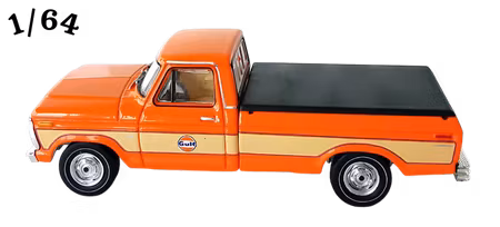 1976 Ford F-100 Orange Gulf Greenlight