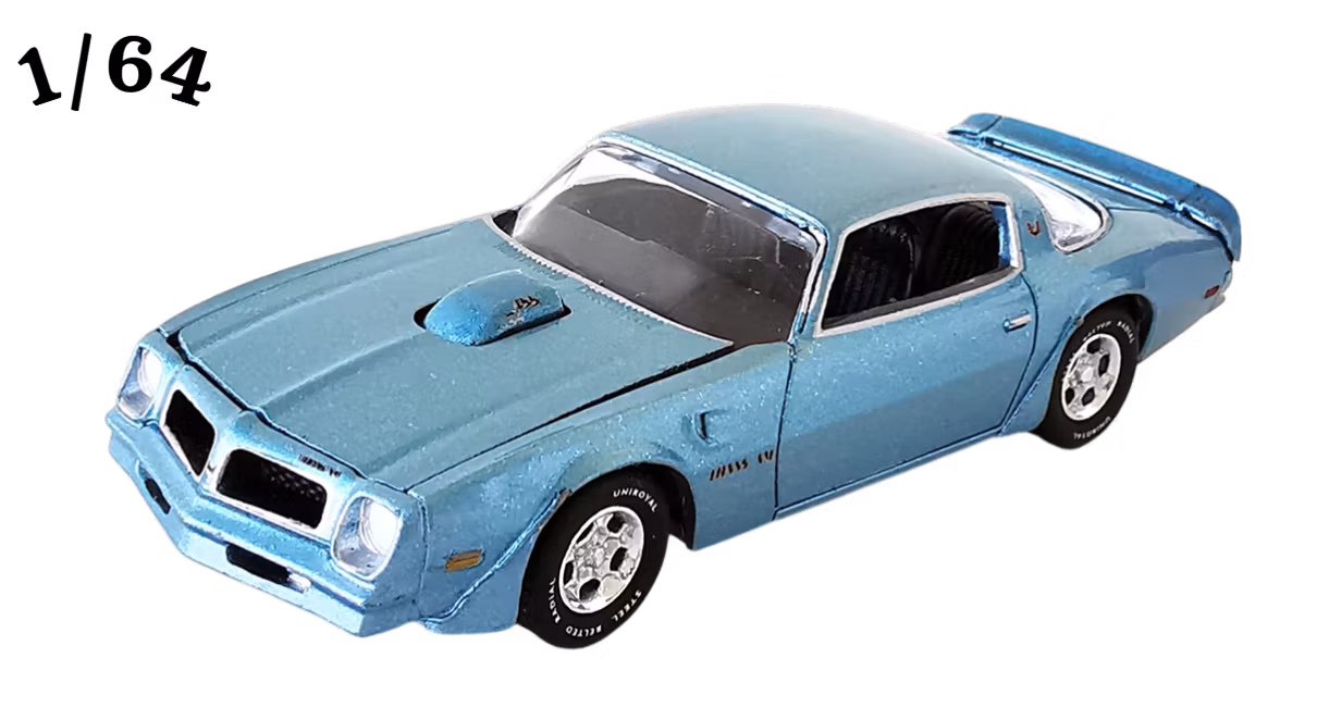 1976 Pontiac Firebird TA 455 Ljusblå Auto World