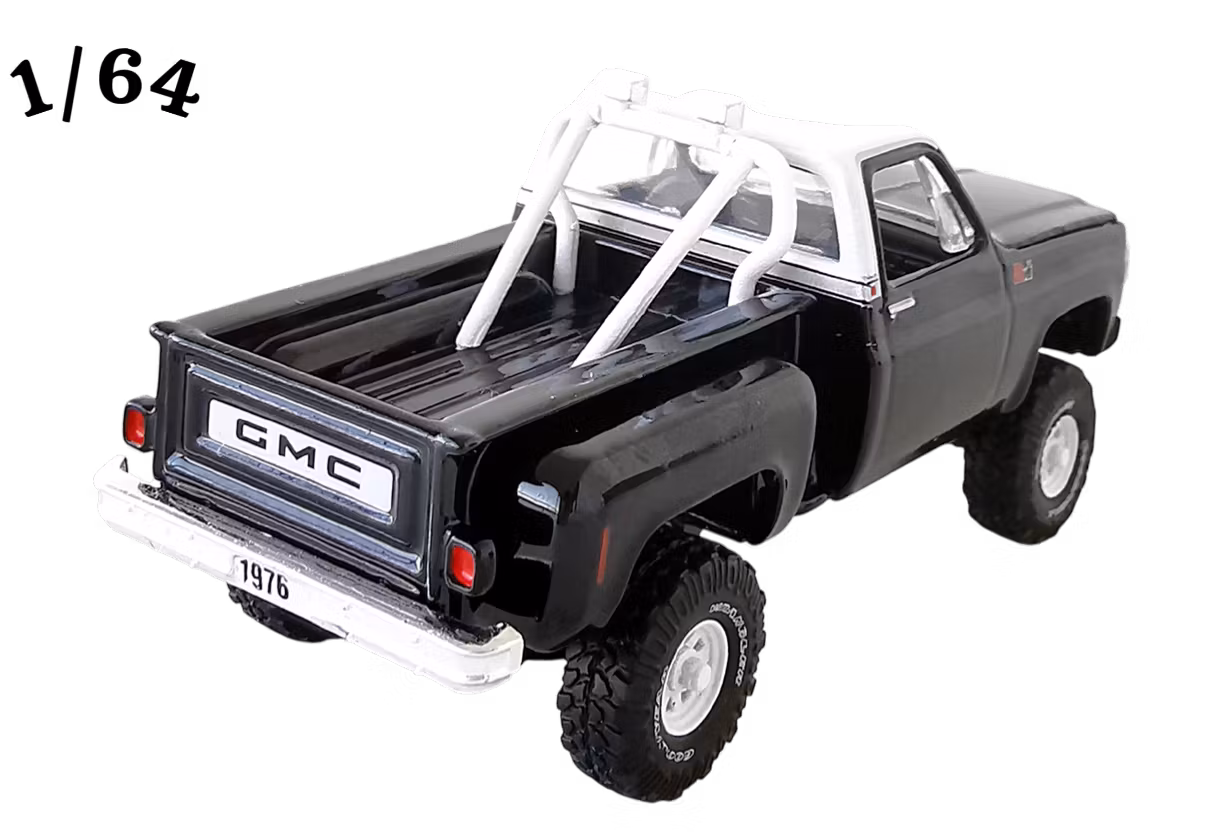 1976 GMC High Sierra 15 4x4 Svart M2 Machines