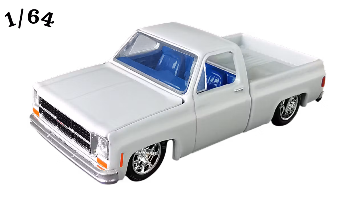 1976 GMC Sierra Grande 15 Custom Vit M2 Machines