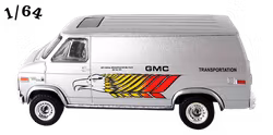 1976 GMC Vandura Silver Greenlight
