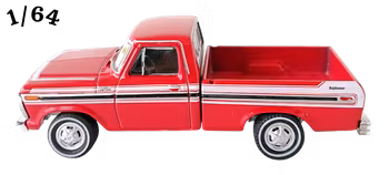 1977 Ford F-100 Explorer 351 Mörkröd Greenlight