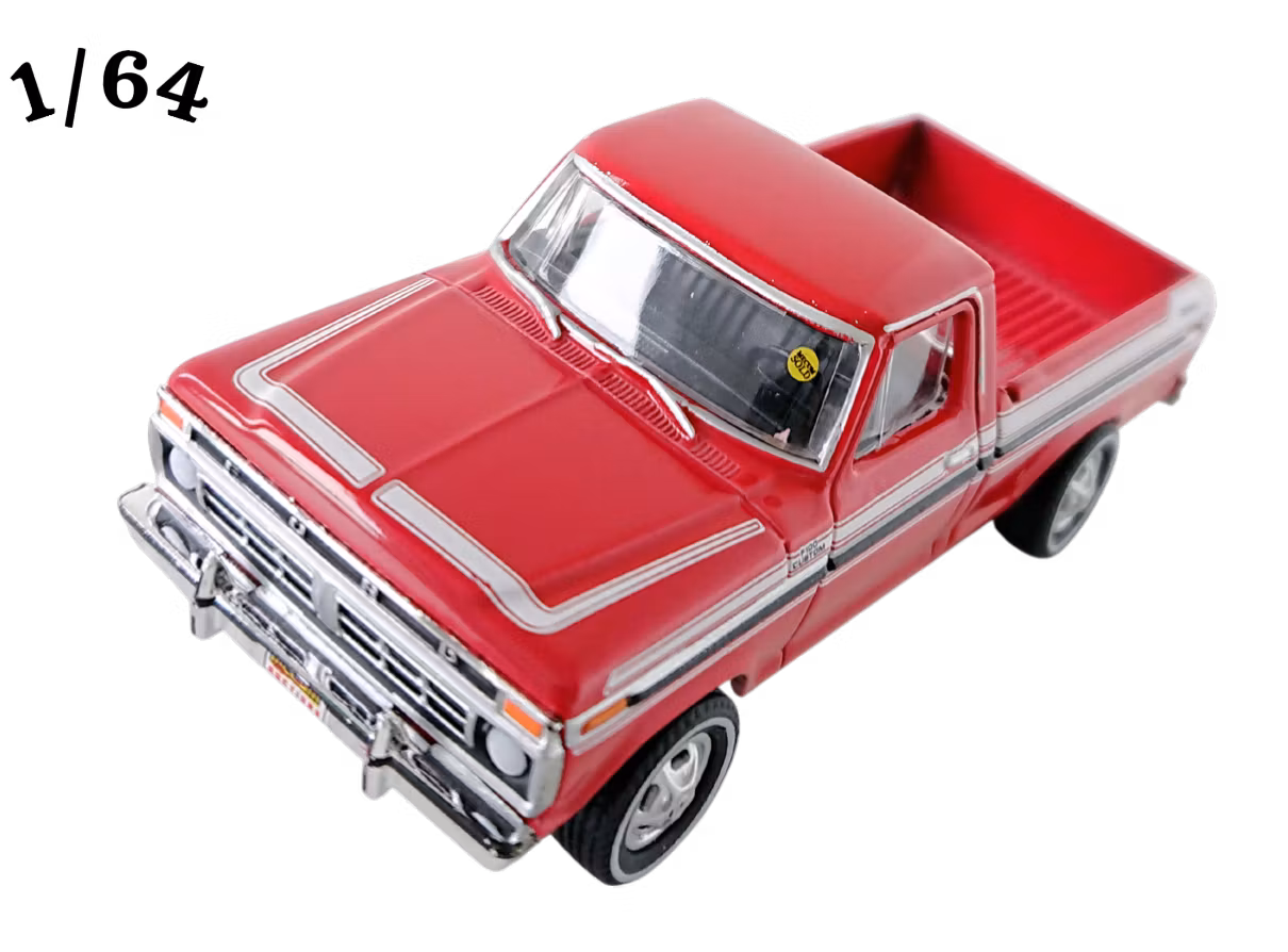 1977 Ford F-100 Explorer 351 Mörkröd Greenlight