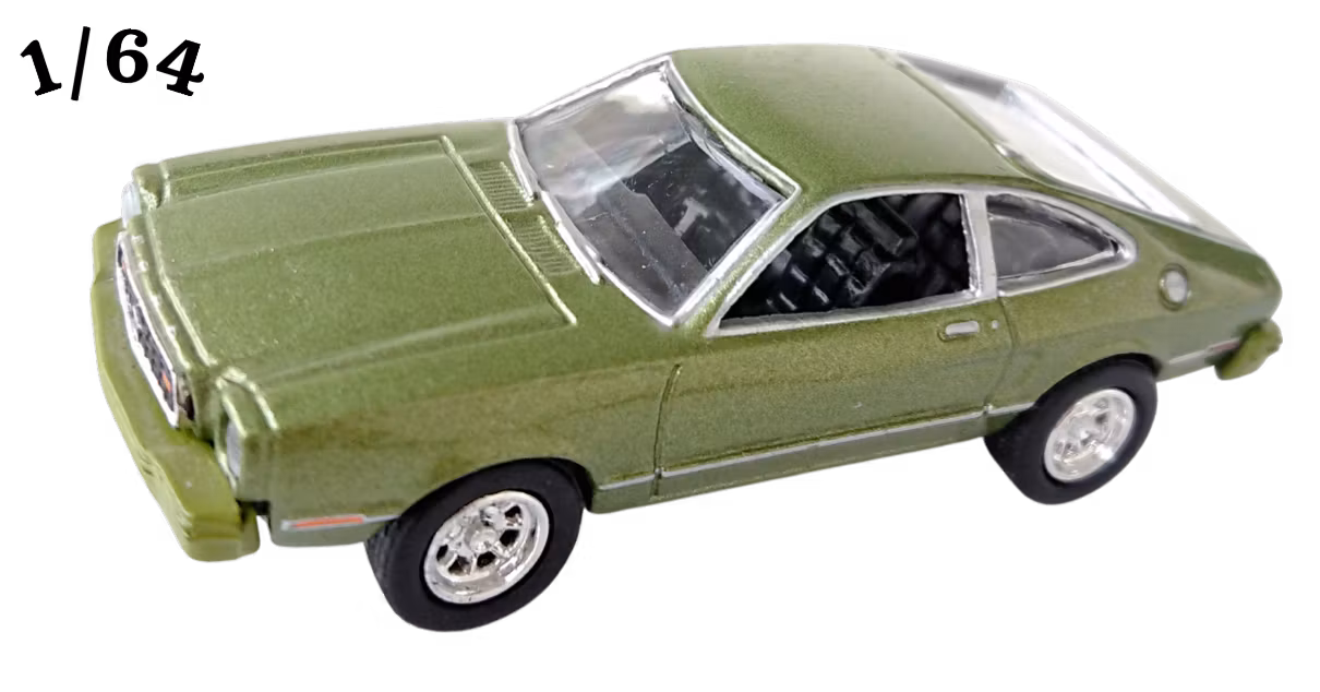 1977 Ford Mustang II Olivgrön Poly Motormax