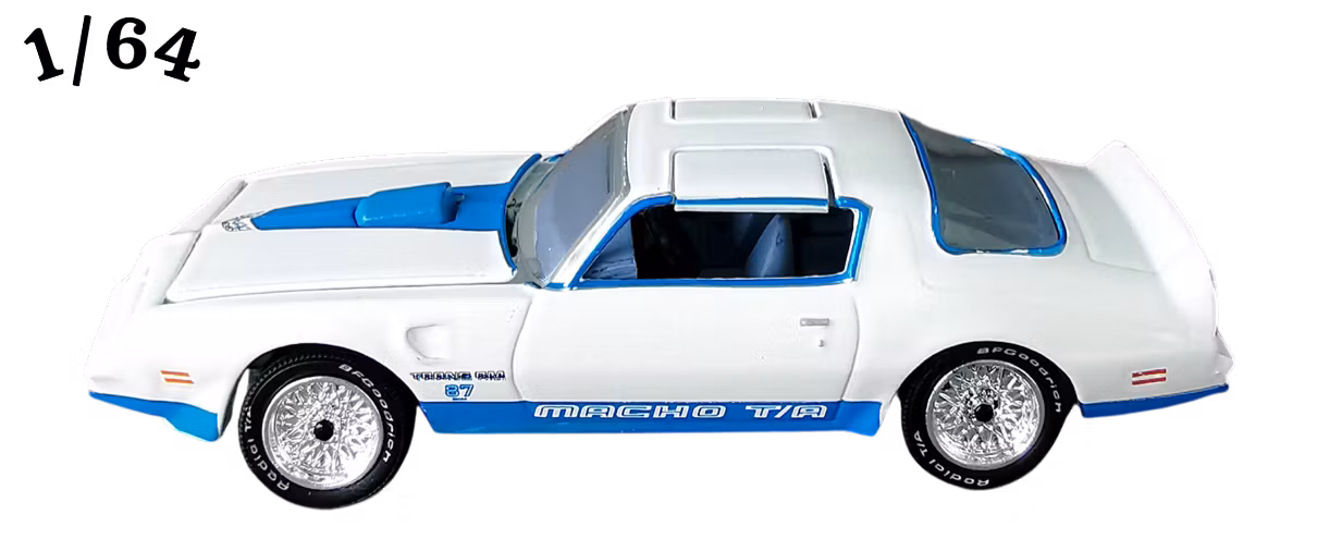 1978 Pontiac Firebird TA Macho Vit Greenlight