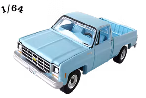 1979 Chevrolet C-10 Scottsdale Fleetside Pastellblå Auto World