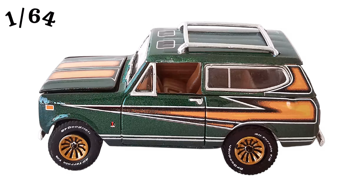 1979 International Scout Midas Edition Mörkgrön Johnny Lightning