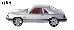 1979 Ford Mustang Coupe Ghia Silver Poly Greenlight