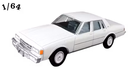 1980 Chevrolet Caprice Classic Vit ''The A-Team'' Greenlight
