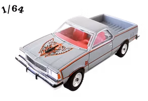 1980 Chevrolet El Camino Royal Knight Ljusgrå Poly Greenlight