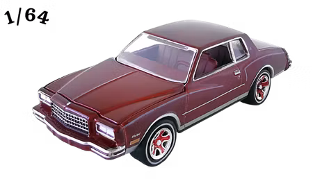 1980 Chevrolet Monte Carlo Karminröd Poly Johnny Lightning