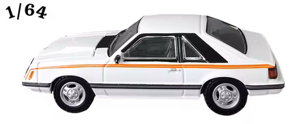 1980 Ford Mustang Vit Greenlight