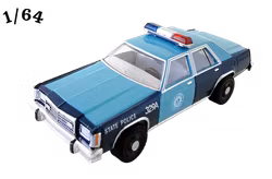 1981 Ford LTD S Mörkblå ''Massachusetts State Police'' Greenlight
