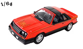1981 Ford Mustang Cobra Röd Greenlight