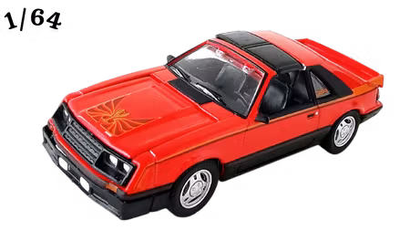 1981 Ford Mustang Cobra Röd Greenlight