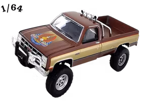 1982 GMC K-2500 Ljusbrun ''Fall Guy'' Greenlight