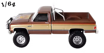 1982 GMC K-2500 Ljusbrun ''Fall Guy'' Greenlight