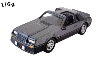 1982 Ford Mustang GT Mörkgrå Johnny Lightning